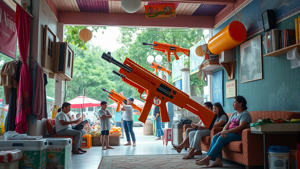 Súng bắn cá - Công cụ giải trí hấp dẫn và dễ sử dụng trong cuộc sống hàng ngày FC88 - Thương hiệu súng bắn cá hàng đầu với công nghệ đỉnh cao