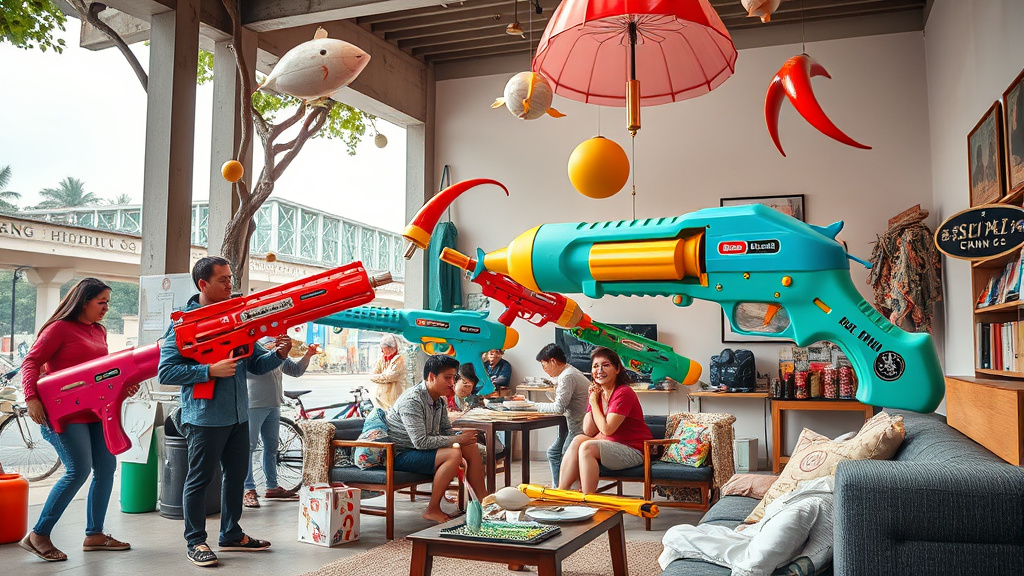 Súng bắn cá - Công cụ giải trí hấp dẫn và dễ sử dụng trong cuộc sống hàng ngày Hướng Dẫn Chọn Súng Bắn Cá Phù Hợp Cho Mọi Người